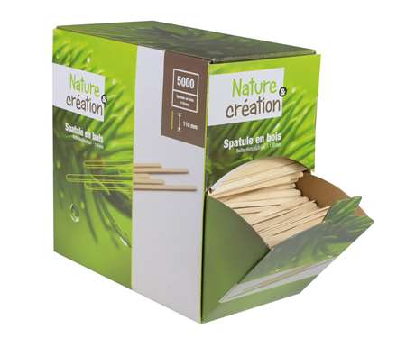 Image de SPATULE BOIS 11 CM BOÎTE DISTRIBUTRICE X 5000