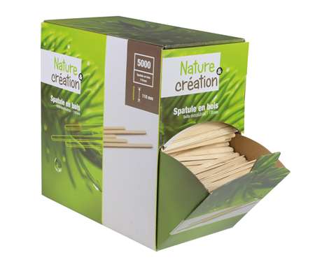 Image de SPATULE BOIS 11 CM BOÎTE DISTRIBUTRICE X 5000