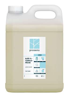Image de ELEÏS TL LESSIVE LINGE ECOCERT VANILLE PÊCHE 5L