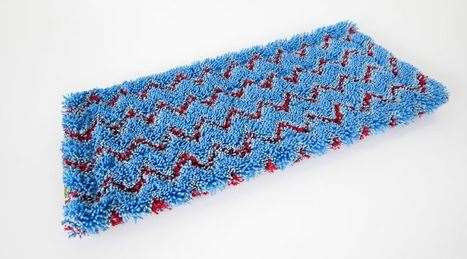 Image de BANDEAU EMR VELCRO BLEU/ROUGE 14 x 30 cm