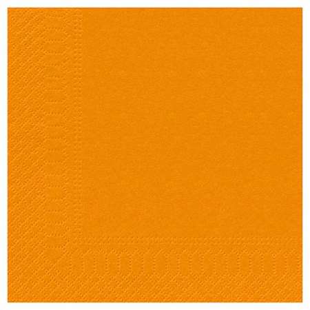 Image de SERV. TABLE 20 x 20cm 2 Plis MANDARINE x 1800