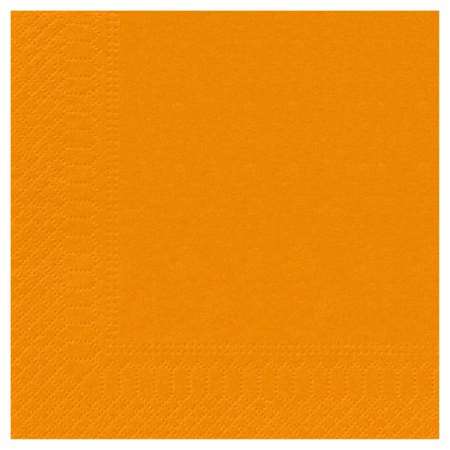 Image de SERV. TABLE 20 x 20cm 2 Plis MANDARINE x 1800