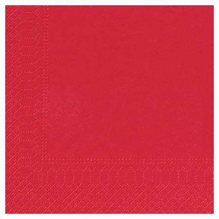 Image de SERV. TABLE 20 x 20cm 2 Plis ROUGE x 1800