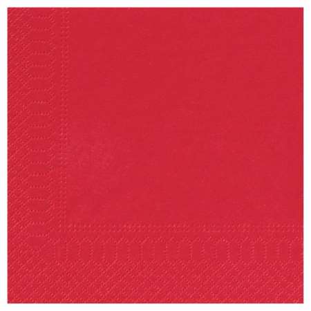 Image de SERV. TABLE 20 x 20cm 2 Plis ROUGE x 1800