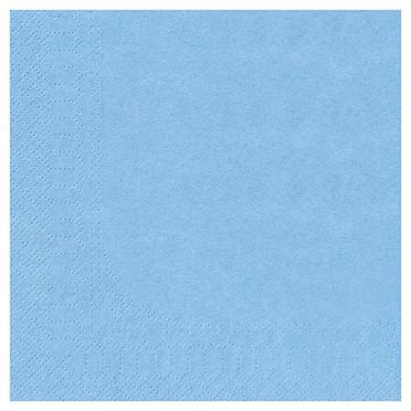 SERV. TABLE 30 x 30cm 2 Plis BLEU AZUR x 3200