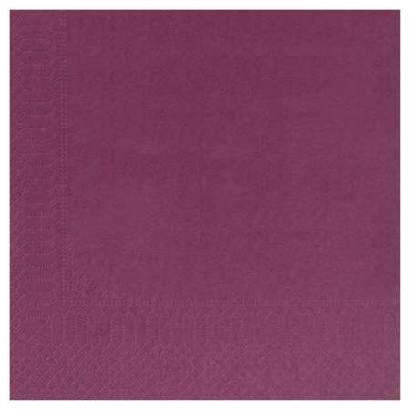 Image de SERV. TABLE 39 x 39cm 2 Plis AUBERGINE x 1800