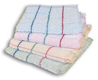 LAVETTE BOUCLEE COTON ROSE 35X35cm colis de 100