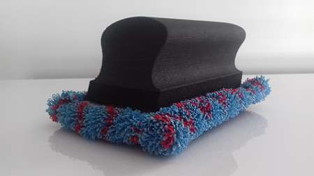 MINI BANDEAU DELTA EMR80 VELCRO BLEU ROUGE 10 x 16 cm