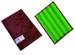 Image de MEMO PAD VERT ET MARRON 14X20 CMS LOT DE 2