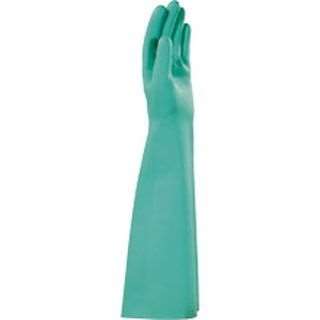 Image de GANTS NITRILE VERT LONGUE MANCHETTE 45cm 8½