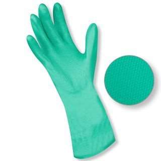 Image de GANTS NITRILE VERT LONGUE MANCHETTE 45cm T10