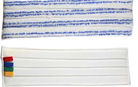 FRANGE MICROFIBRE VELCRO BLANCHE 40cm