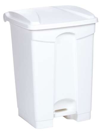 Image de POUBELLE STRONGLY PLAST. PEDALE 45L BLANC