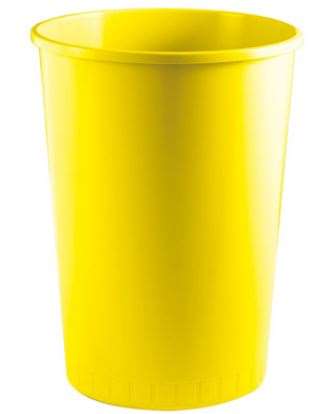 Image de CORBEILLE PAPIER 45 L JAUNE