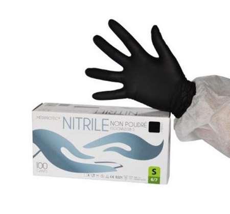 Image de GANTS NITRILE NP U.U NOIR TM X 100