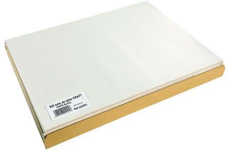 Image de SET 30 x 40cm KRAFT BLANC x 500