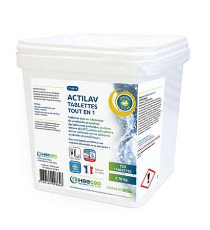 Image de ACTILAV TABLETTES 7 EN 1 SEAU DE 150X17G