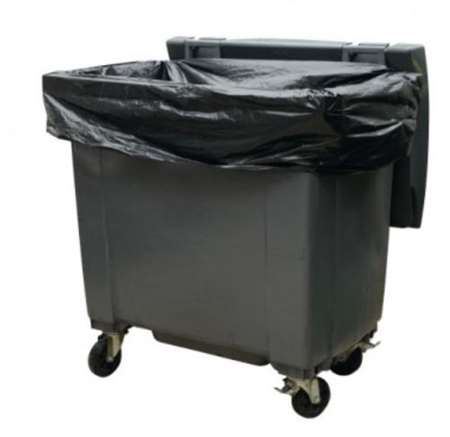 Image de HOUSSE CONTENEUR 340L BD NOIR 40µ COLIS DE 100