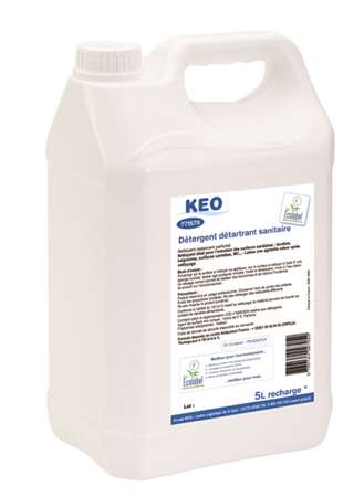 Image de KEO DETERGENT DETARTRANT SANITAIRE 5L ECOLABEL