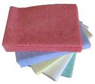 Image de KEO LAVETTE NON TISSEE 60G 35X40CM VERTE SACHET DE 25