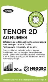 Image de TENOR 2D DETERGENT DESODORISANT AGRUMES COLIS 250 DOSES 20ML