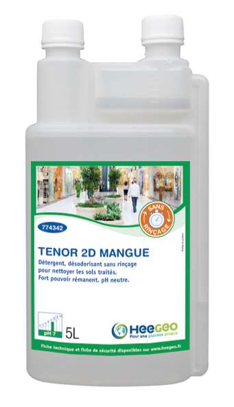 Image de TENOR 2D DETERGENT DESODORISANT MANGUE 5L