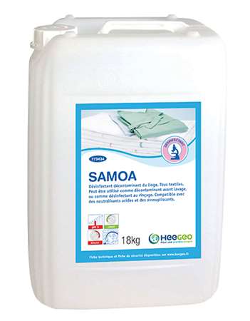 Image de SAMOA DESINFECTANT DECONTAMINANT TOUS TEXTILES 18KG