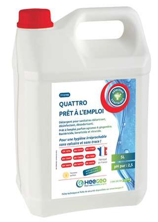 Image de QUATTRO DETERGENT DETARTRANT DESINF DESODO FLORAL 5L