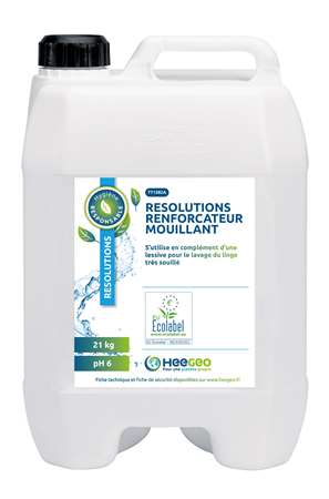 Image de RESOLUTIONS LAVAGE MOUILLANT DEGRAISS AGRUME 20L ECOLABEL