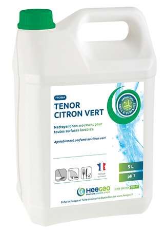 Image de TENOR NETTOYANT NON MOUSSANT CITRON VERT 5L