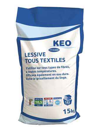 Image de KEO LESSIVE LINGE TOUS TEXTILES FLEURI 15KG