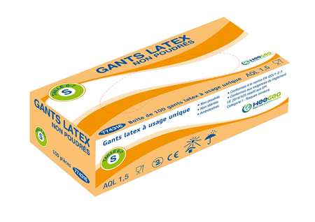 Image de GANTS LATEX U.U NP TS x100