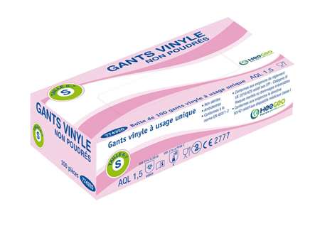 Image de GANTS VINYL U.U NP TXL x100