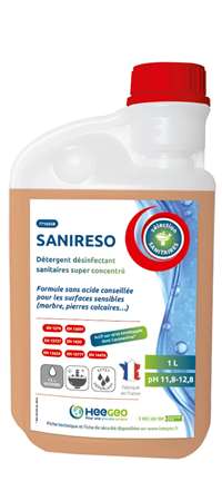 Image de SANIRESO DETERGENT DESINFECTANT FL DOSEUR 3X1L+1VAPO