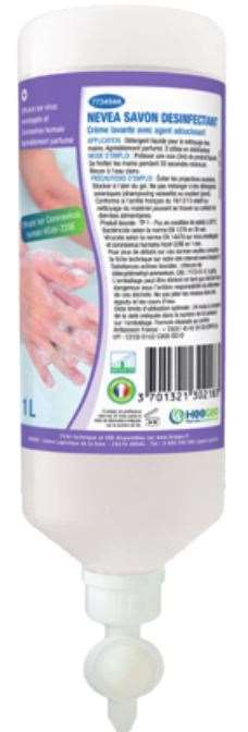 Image de NEVEA SAVON ANTISEPTIQUE AIRLESS 1L colis de 14