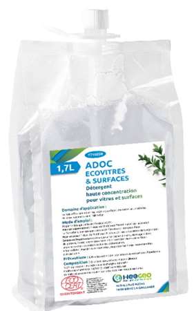 Image de ADOC ECODETERGENT VITRES ET SURFACES ECOCERT COLIS 4  X 1.7L