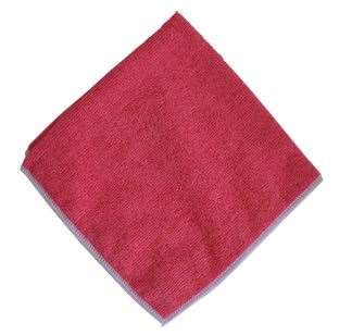 Image de LAVETTE MICRO CLASSIC ROUGE 38X38 CM X 5