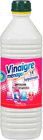 Image de VINAIGRE DE NETTOYAGE SURPUISSANT 14° 1L