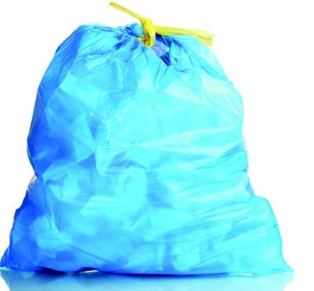 SAC 50L BD BLEU 35µ LIEN COULISSANT COLIS DE 100