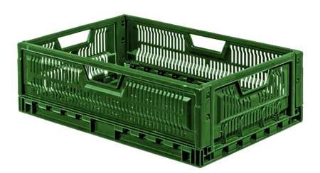 Image de CAISSE PLIABLE EMPILABLE 600 x 400 36 L - vert