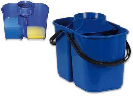 SEAU BI BAC GEMINI 8L+6L AVEC ESSOREUR