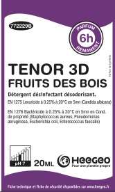 Image de TENOR 3D DETERG DESINFECT DESODO FRUITS BOIS 250 DOSES 20ML