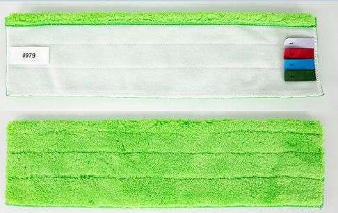 Image de BANDEAU MF DEPOUSSIERAGE VELCRO EVOLUTION VERT 11.5 X 45 CM