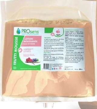 Image de FRUTTI MOUSSE SAVON ECOCERT POCHE 6X800ML (1333 doses)