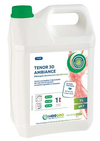 Image de TENOR 3D DETERG DESINFECT DESODO AMBIANCE 5L