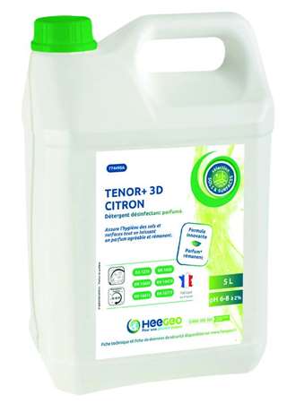 Image de TENOR 3D DETERG DESINFECT DESODO CITRON VERT 5L