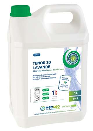 Image de TENOR 3D DETERG DESINFECT DESODO LAVANDE 5L