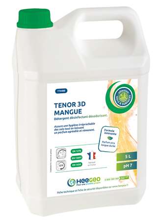 Image de TENOR 3D DETERG DESINFECT DESODO MANGUE 5L