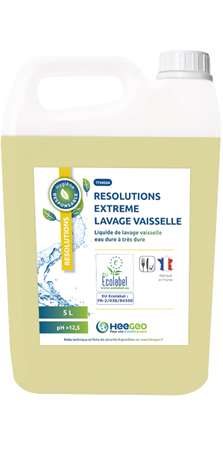 Image de RESOLUTIONS EXTREME LAVAGE VAISSELLE 5L ECOLABEL