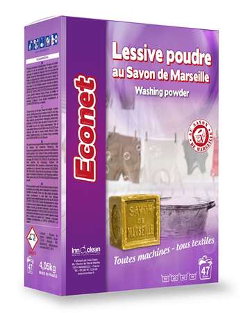 Image de ECONET DESI LESSIVE POUDRE TOUS TEXTILE LOT 4 X4.05KG